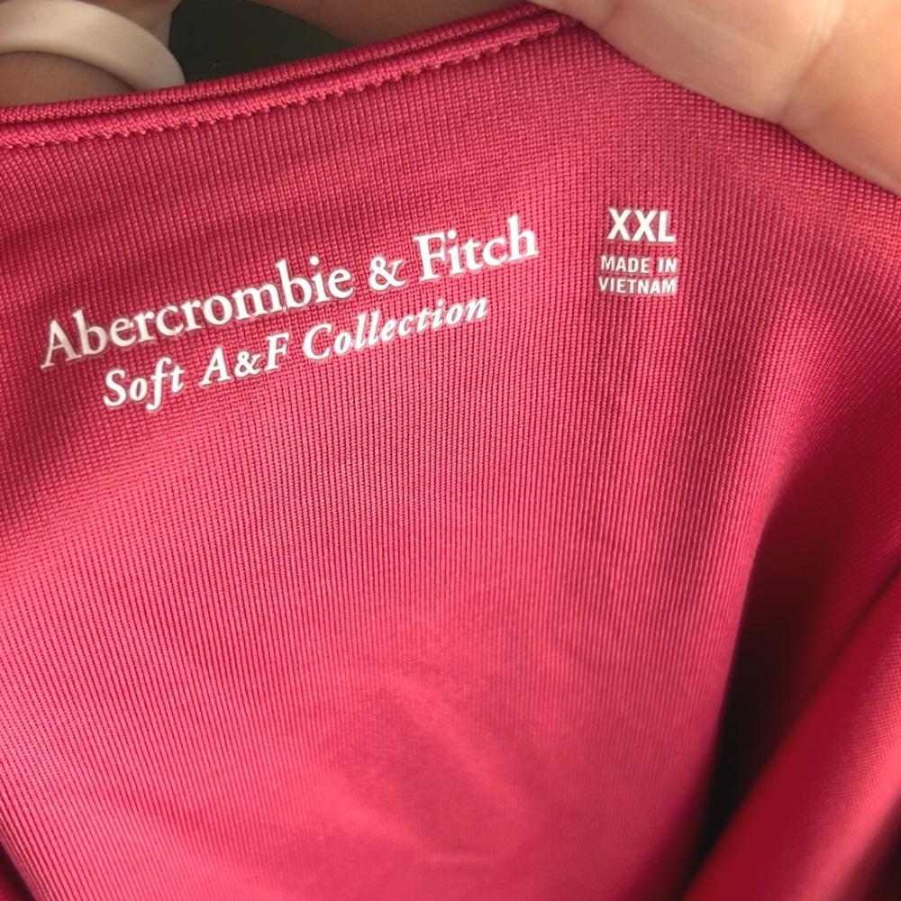 Clean Girl Abercrombie Sleek Bodysuit XXL Summer Office Siren Layering Pink - Picture 4 of 12